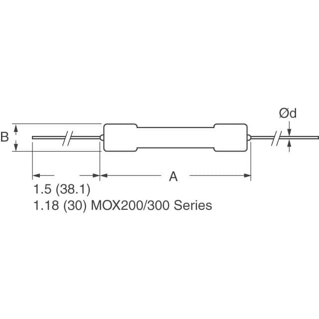 MOX-400231005FE Ohmite  Resistori passanti